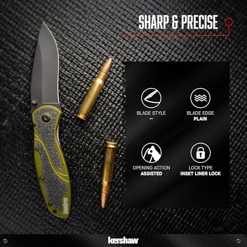 Kershaw Blur blade with Cerakote coating for protection