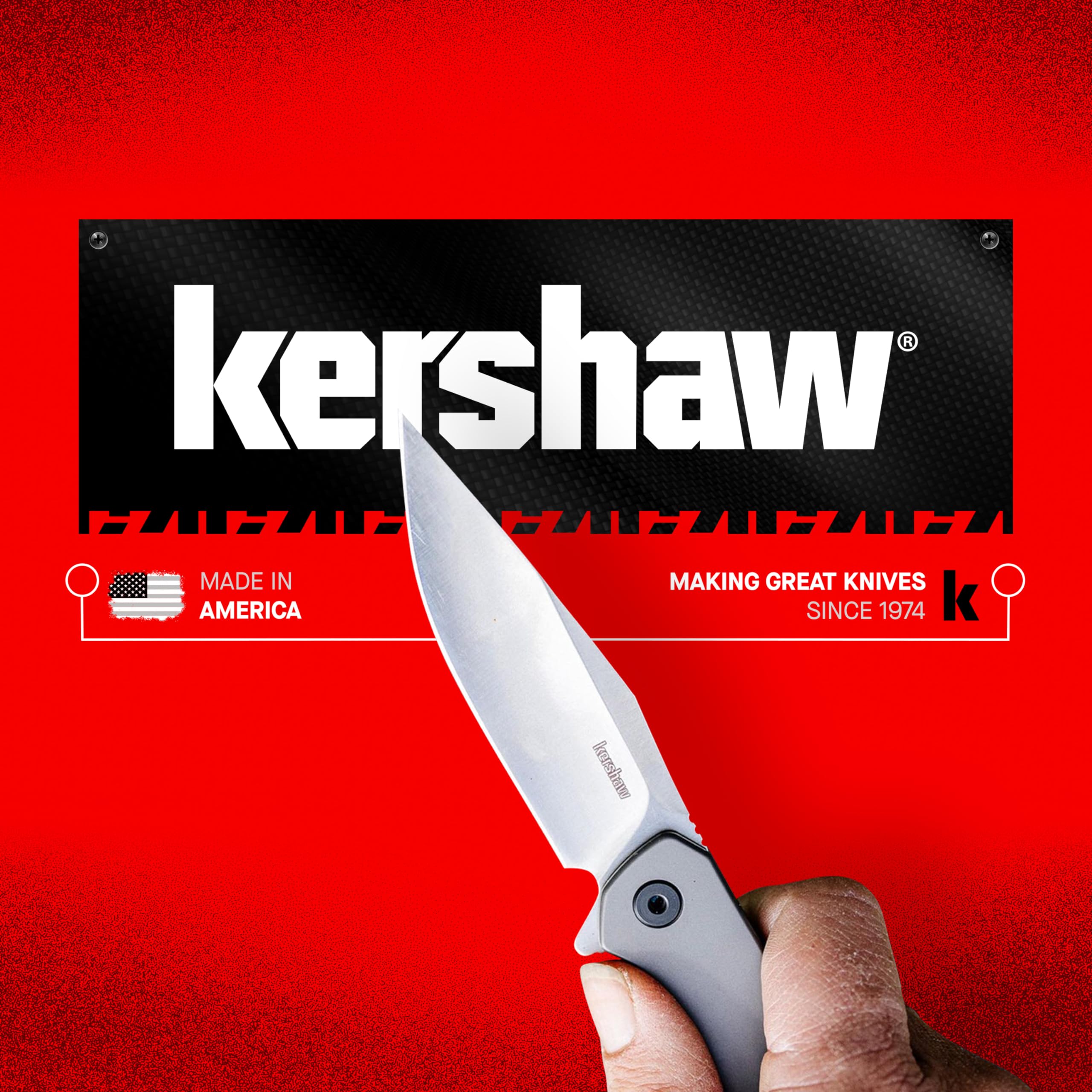 Kershaw Blur pocketknife with deep-carry pocket clip