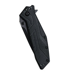 Liner lock securing the blade for safety