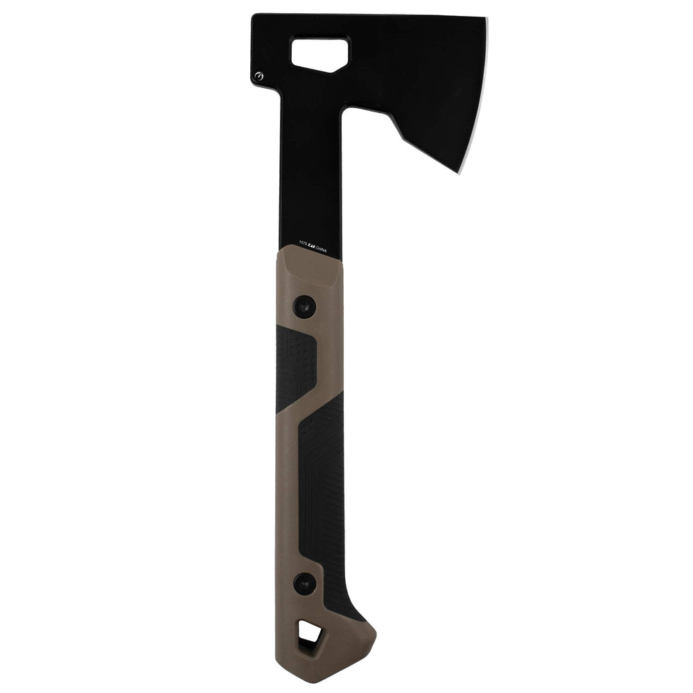 Kershaw Deschutes blade head cutouts show lightweight design for easy portability
