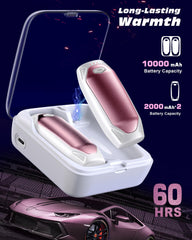 Kesguar Hand Warmers charging case demonstrates on-the-go recharging
