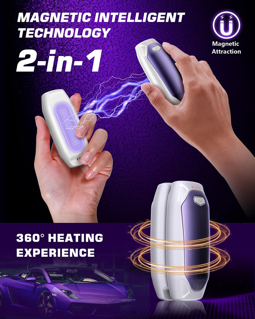 Kesguar charging case open demonstrating high-capacity on-the-go recharge