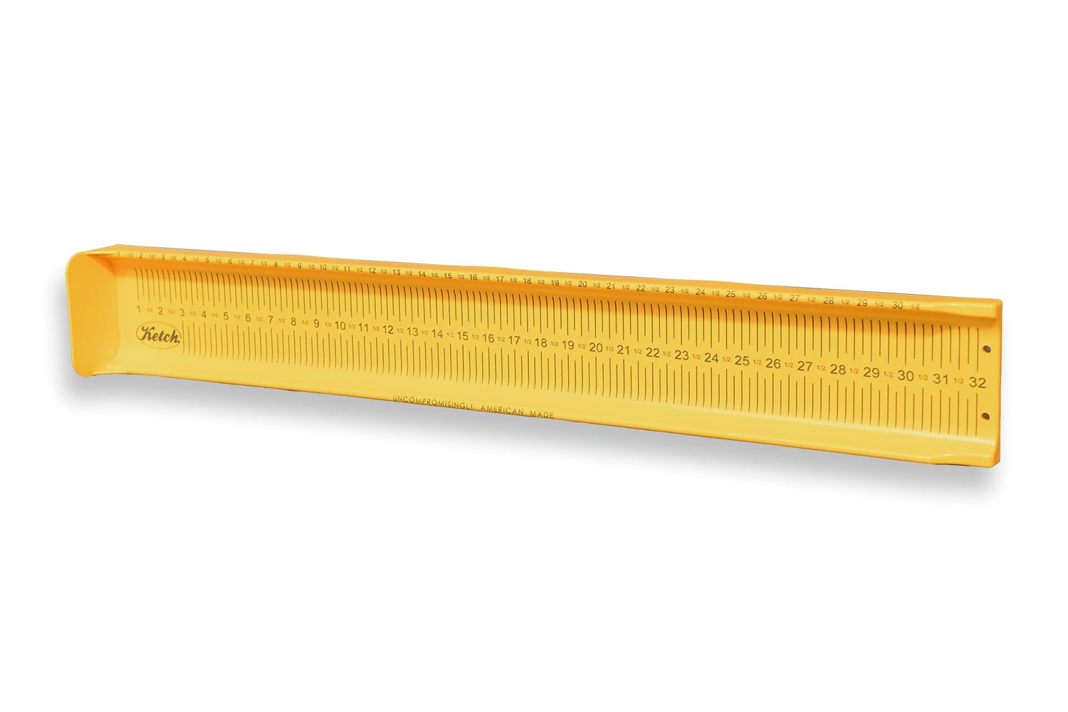 Ketch Karbonate 32-inch fish measuring board with high-contrast display for quick reads.