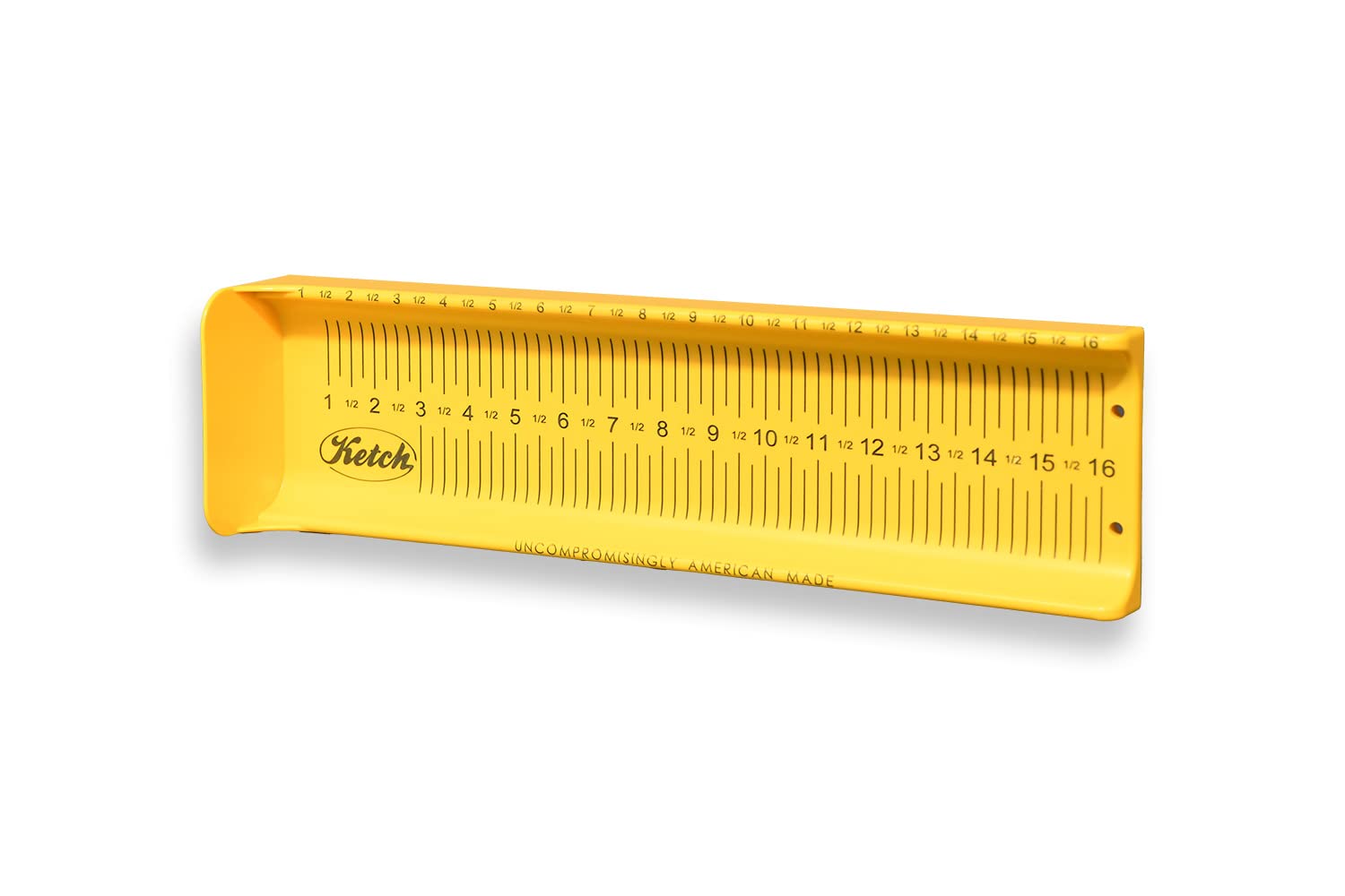KETCH Karbonate 16-inch ice fishing ruler for quick, accurate measurements on the ice.
