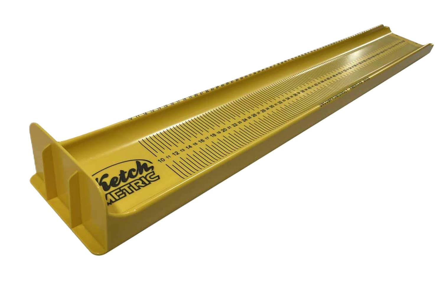 KETCH Metric Karbonate fish measuring board 80cm with high-contrast scale for precise reads on deck