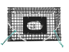 Ketcham Supply Green Crab Trap side view highlighting lightweight design for portable use