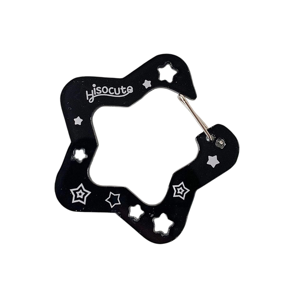 KEXIAO acrylic carabiner clip for keys, lightweight and durable.