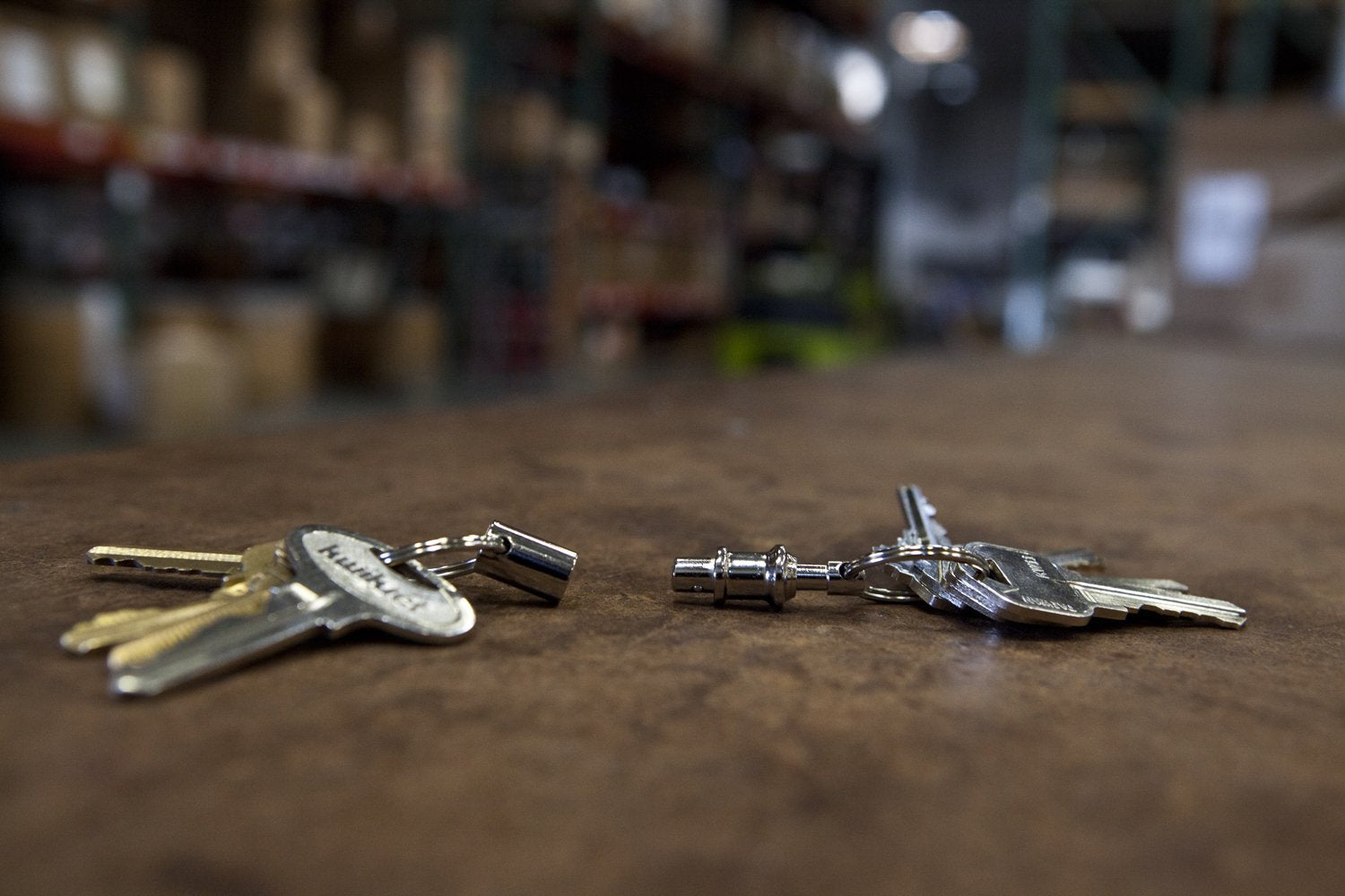KEY-BAK includes two split rings for versatile organization and quick access.