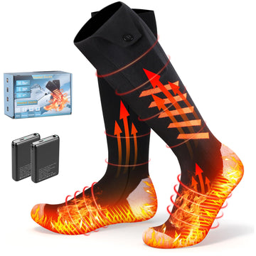 KGHKGH heated socks show foot warmth for cold weather hiking