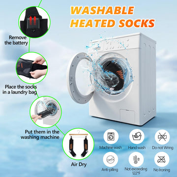 KGHKGH heated socks ideal for camping skiing and outdoor work
