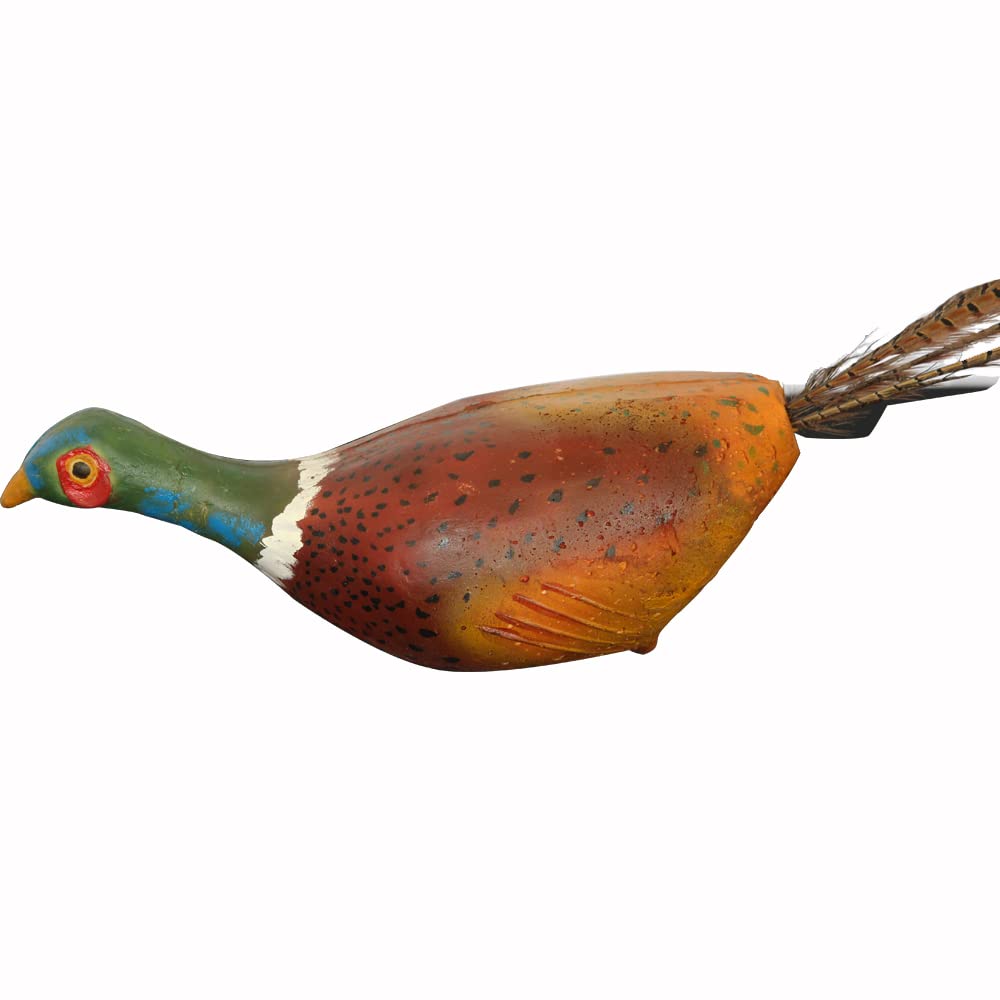 KHAMPA 3D archery target pheasant, foam detail reveals high-density material feel.