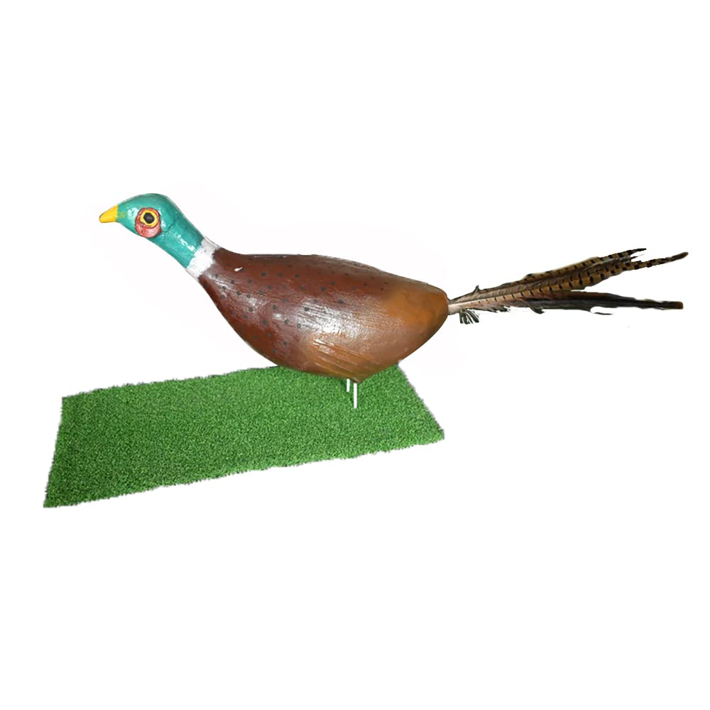 KHAMPA 3D archery target pheasant, interlocking sections demonstrate easy assembly.