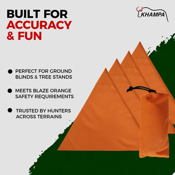KHAMPA Two-pack with bag enables versatile hunting blind configurations