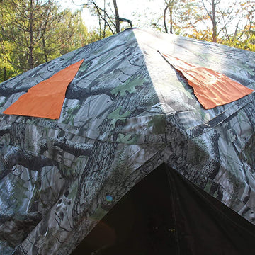 KHAMPA hunting blind panel set packaging and contents overview