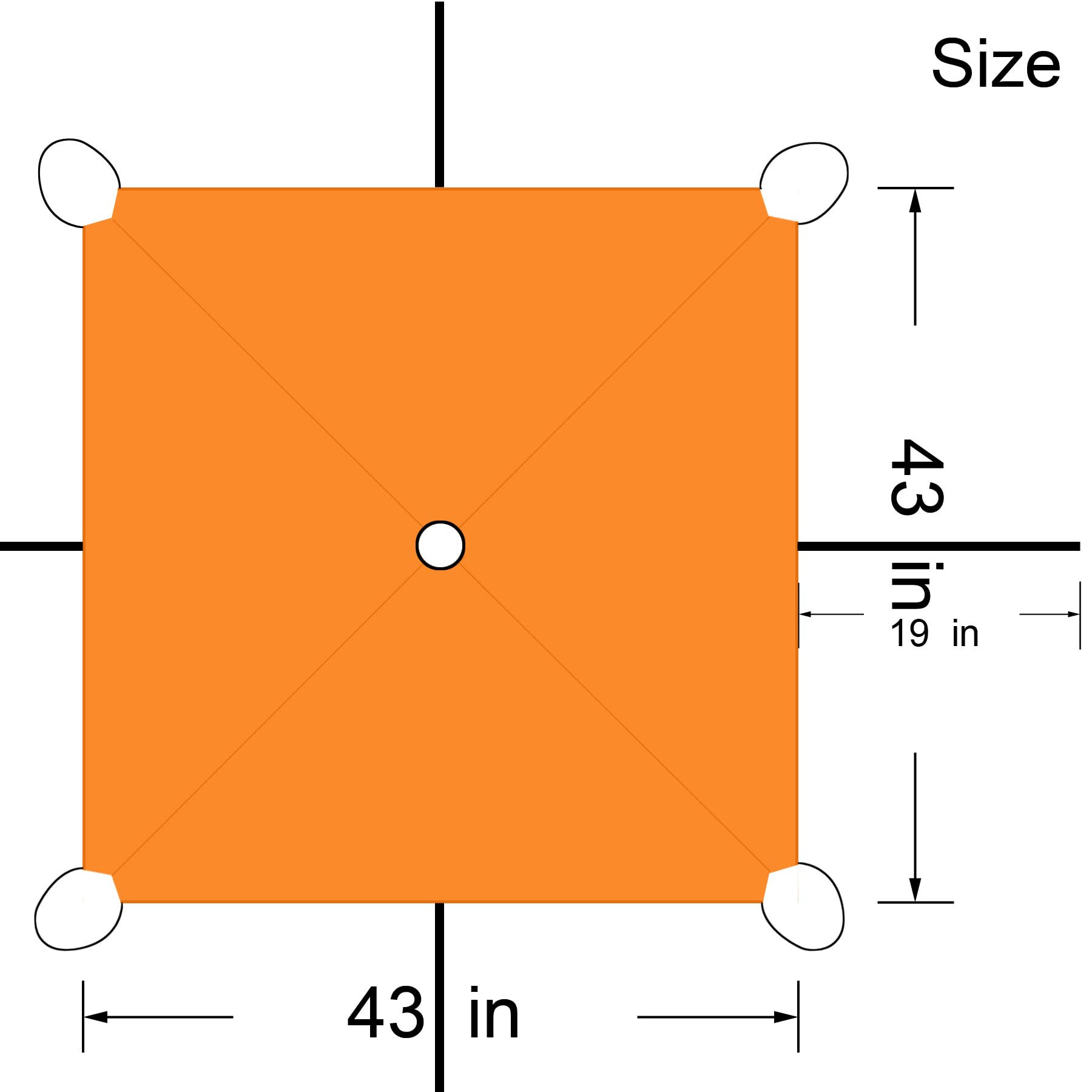 KHAMPA Universal-Fit Blind Cap attachment demonstrated on hub-style blind