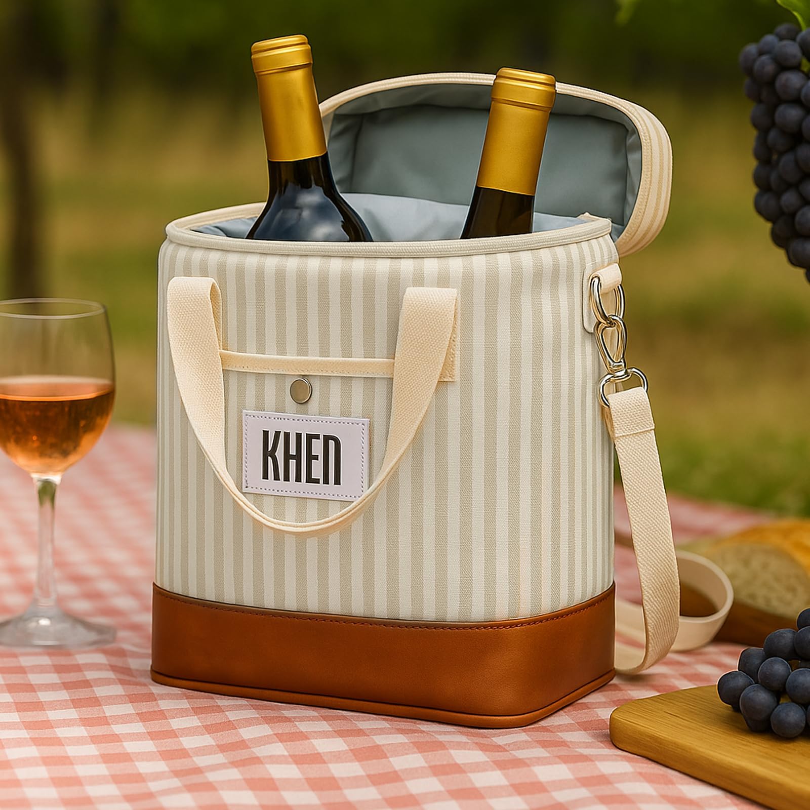 Khen travel-friendly design weighs just 3 lbs and is easy to wipe clean.
