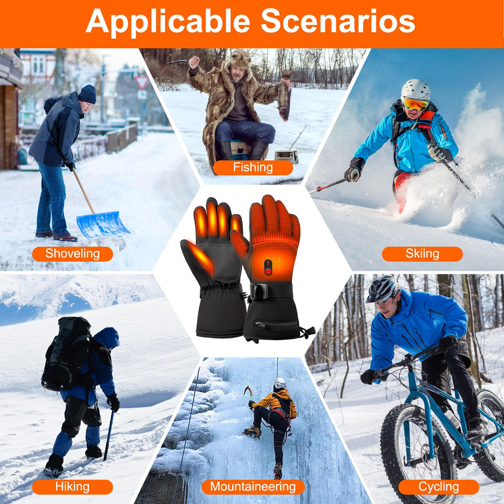 Kibuhain waterproof outer layer protects hands against wind and rain.