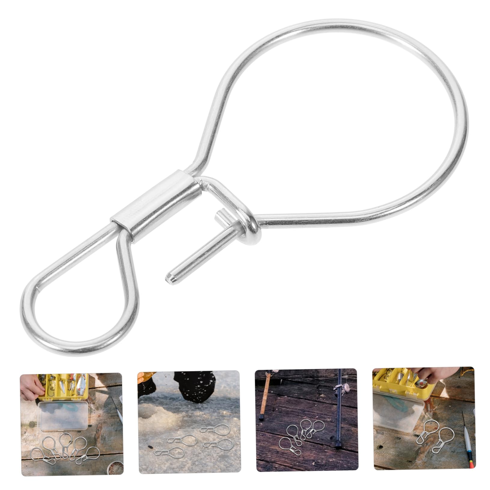 KICHOUSE fishing tackle buckles set for various gear sizes.