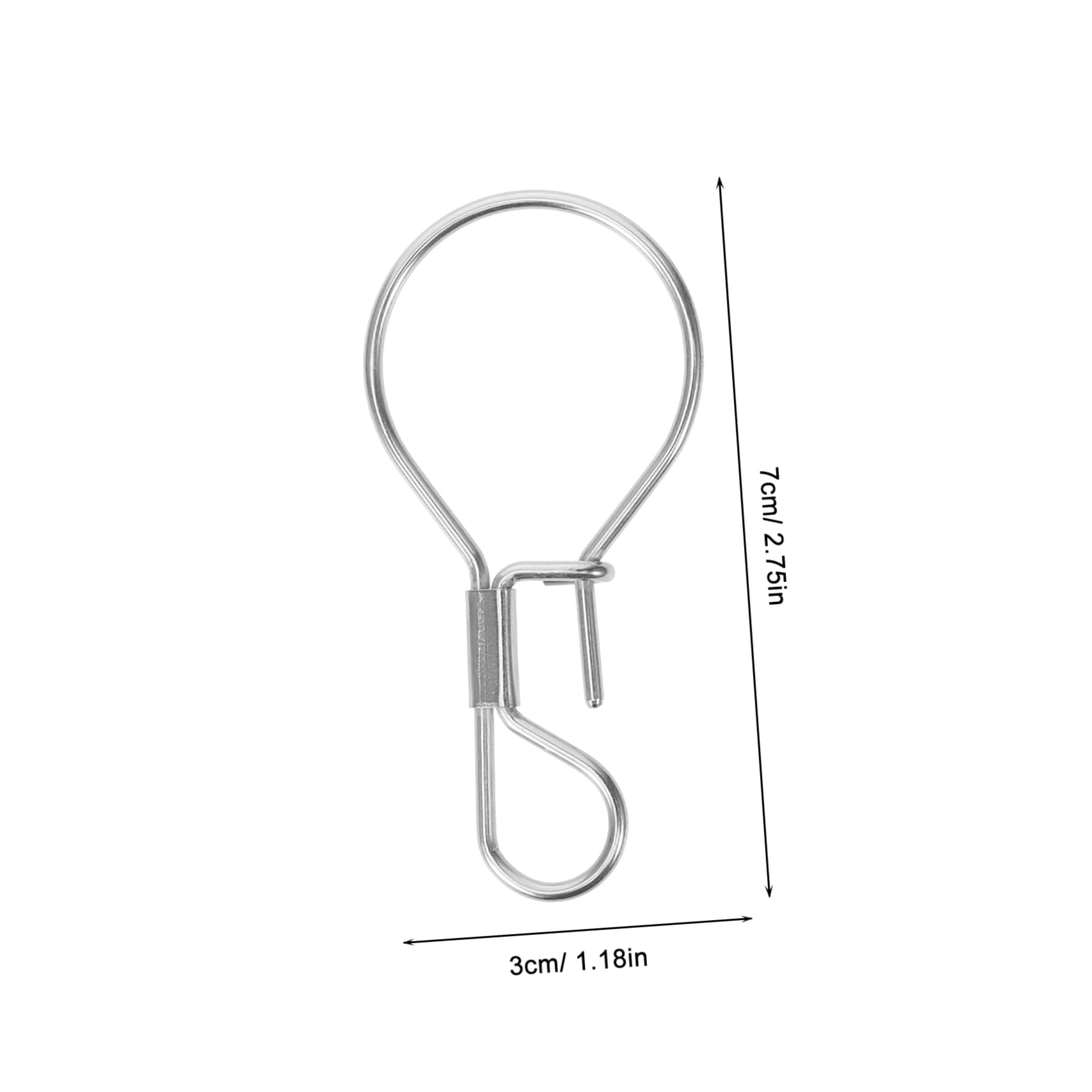 KICHOUSE mini fishing snaps angled design protects line and extends lifespan.