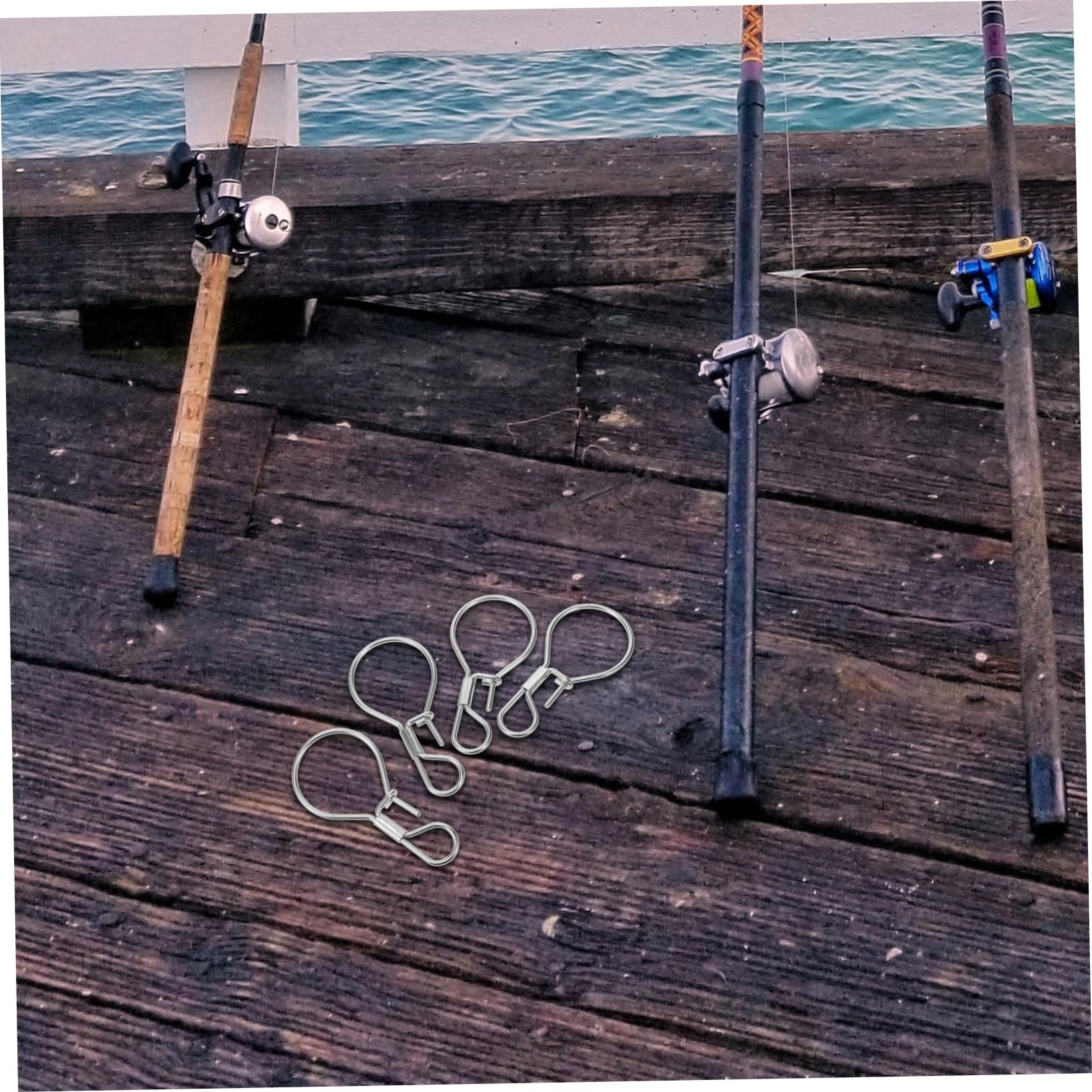 KICHOUSE stainless steel snaps resist corrosion in saltwater environments.