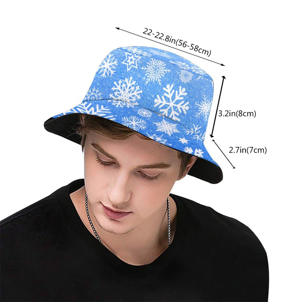 Kicoyuaz Christmas hat, back view, stylish foldable design for travel