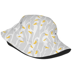 Kicoyuaz Duck Bucket Hat side view, lightweight and packable for travel