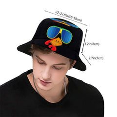 Kicoyuaz packable bucket hat folded for travel convenience
