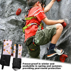 Kids Waterproof Leg Gaiters snow set enhances winter fit