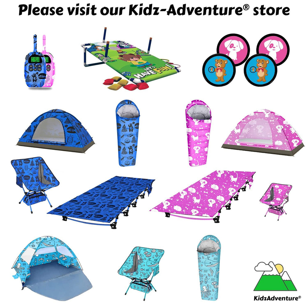 KidzAdventure ultracompact packable sleeping bag suitable for backpacks