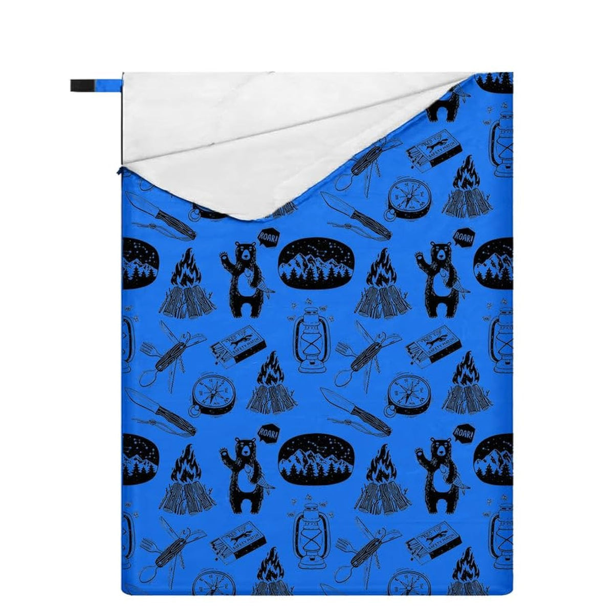 KidzAdventure ultralight 3-season sleeping bag with forest theme for imaginative outdoor play