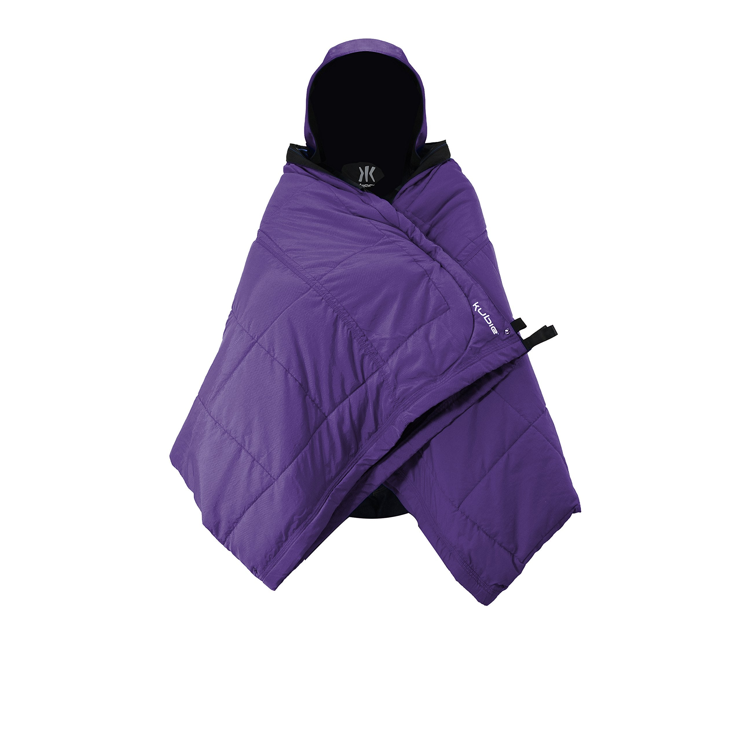 Kijaro Kubie insulated poncho keeps you warm during cool outdoor days.
