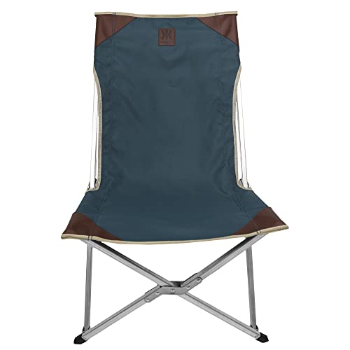Kijaro Native Comfort Chair vegan leather trim detail highlights premium feel.