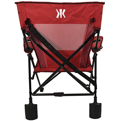 Kijaro Rok-It Sport chair carry strap and buckle enable easy transport.