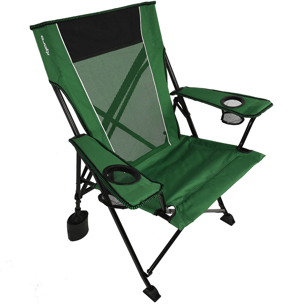Kijaro Rok-It Sport Chair with rocking feet offers smooth outdoor seating.