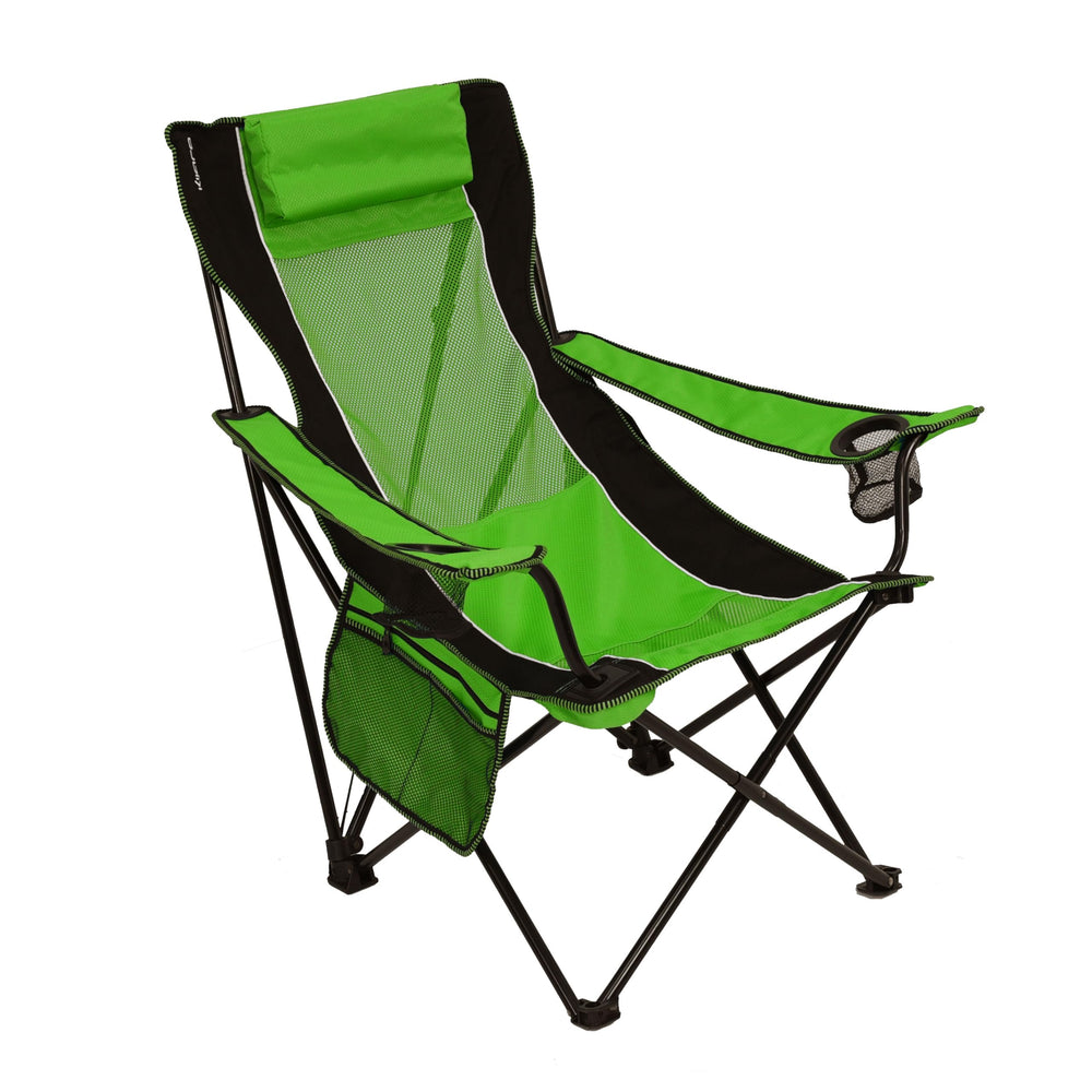 Kijaro Sling Folding Chair with cup holder for easy drinks at the campsite