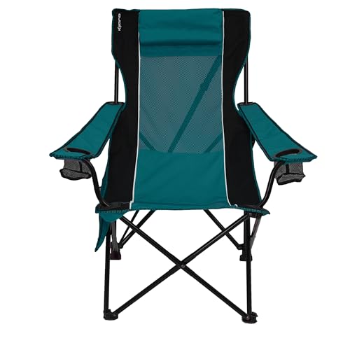 Kijaro Sling chair with detachable pillow adds comfort for outdoor adventures.