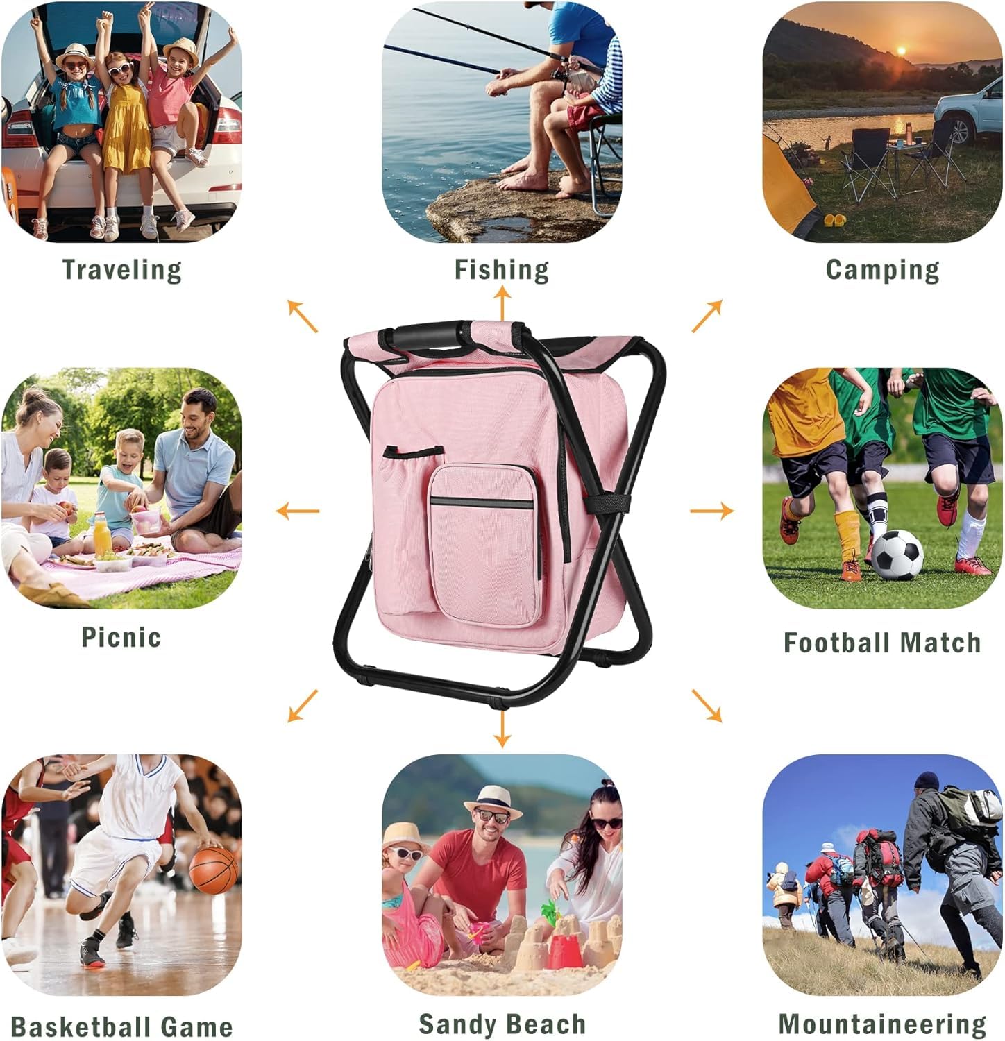 Kikerike backpack-insulated-cooler-bag keeps drinks cold on picnics.