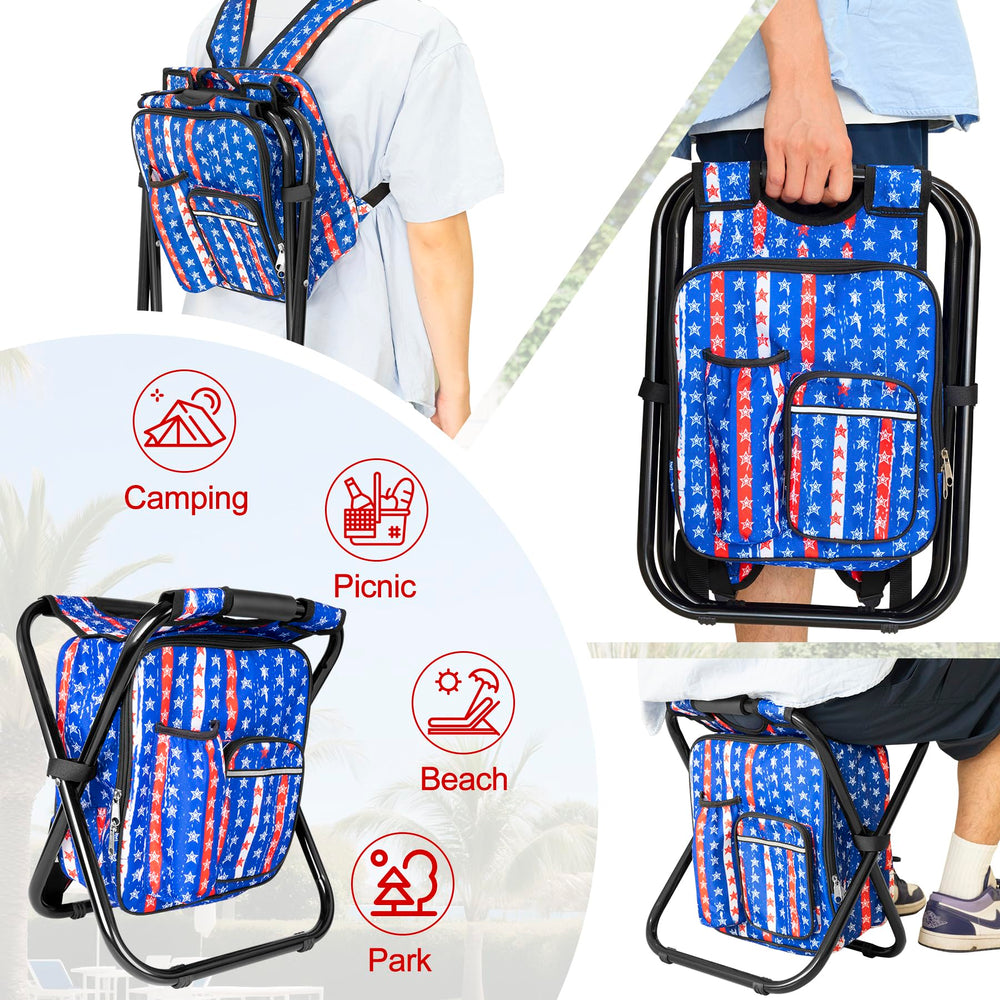 Kikerike backpack-stool-durable-oxford-fabric conveys weather resistance and long-lasting use.