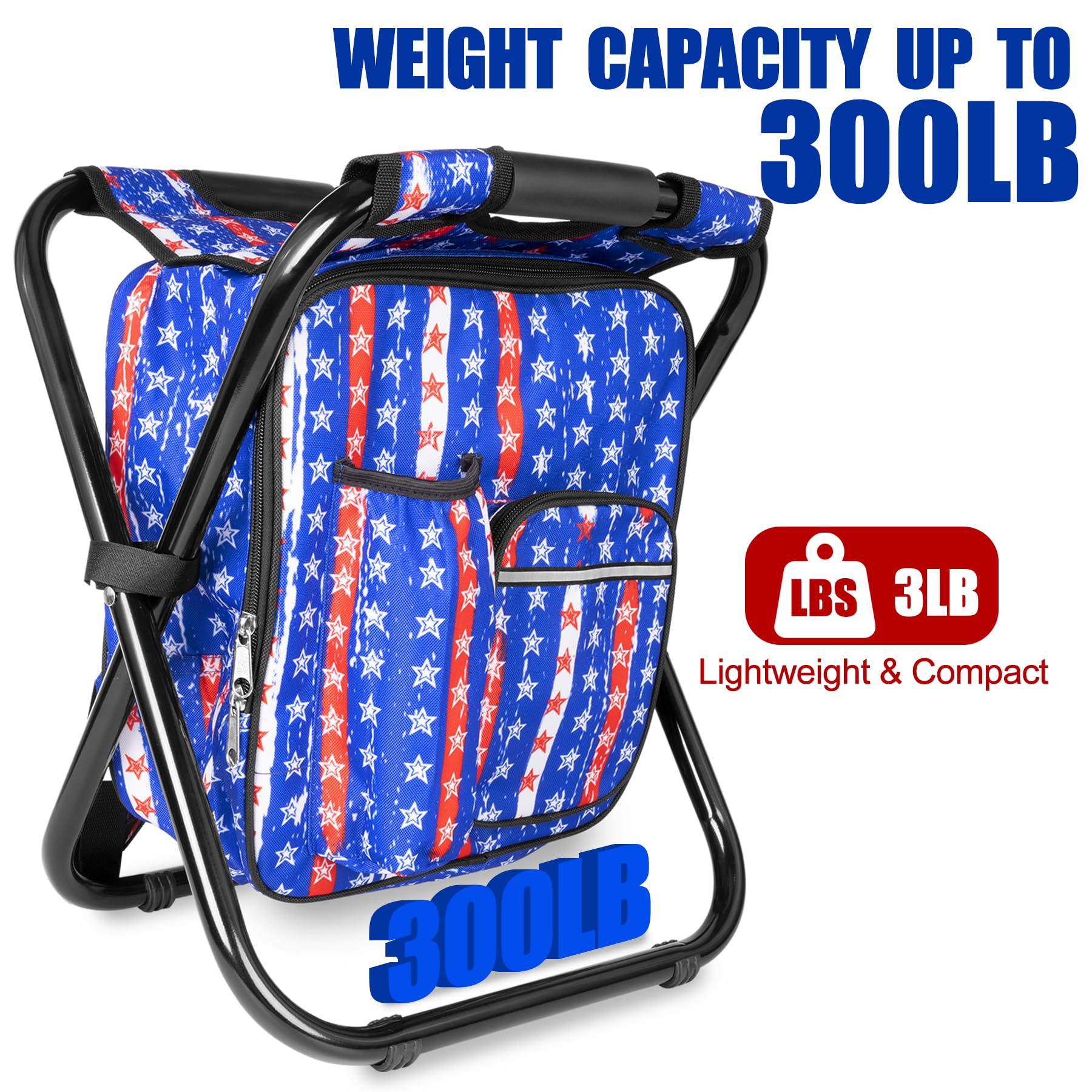 Kikerike backpack-stool-insulated-cooler-bag illustrates built-in cooling for on-the-go meals.