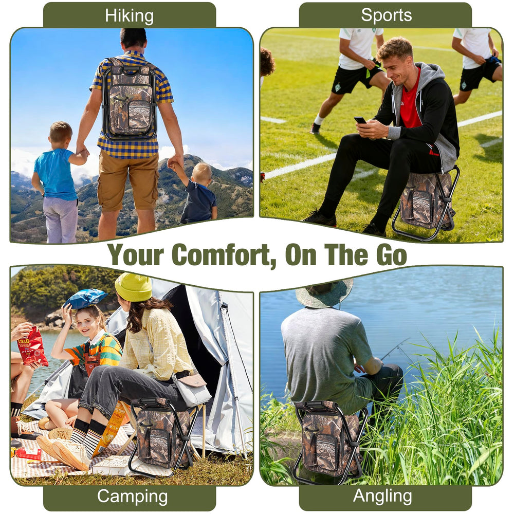 Kikerike backpack stool is lightweight yet sturdy for long hikes.