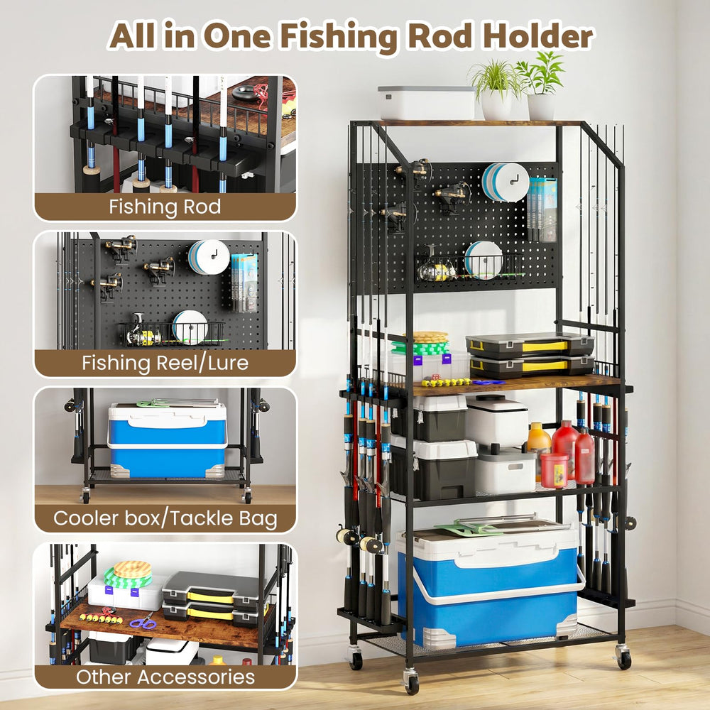 Kikihouse lockable wheels enable portable, secure garage storage