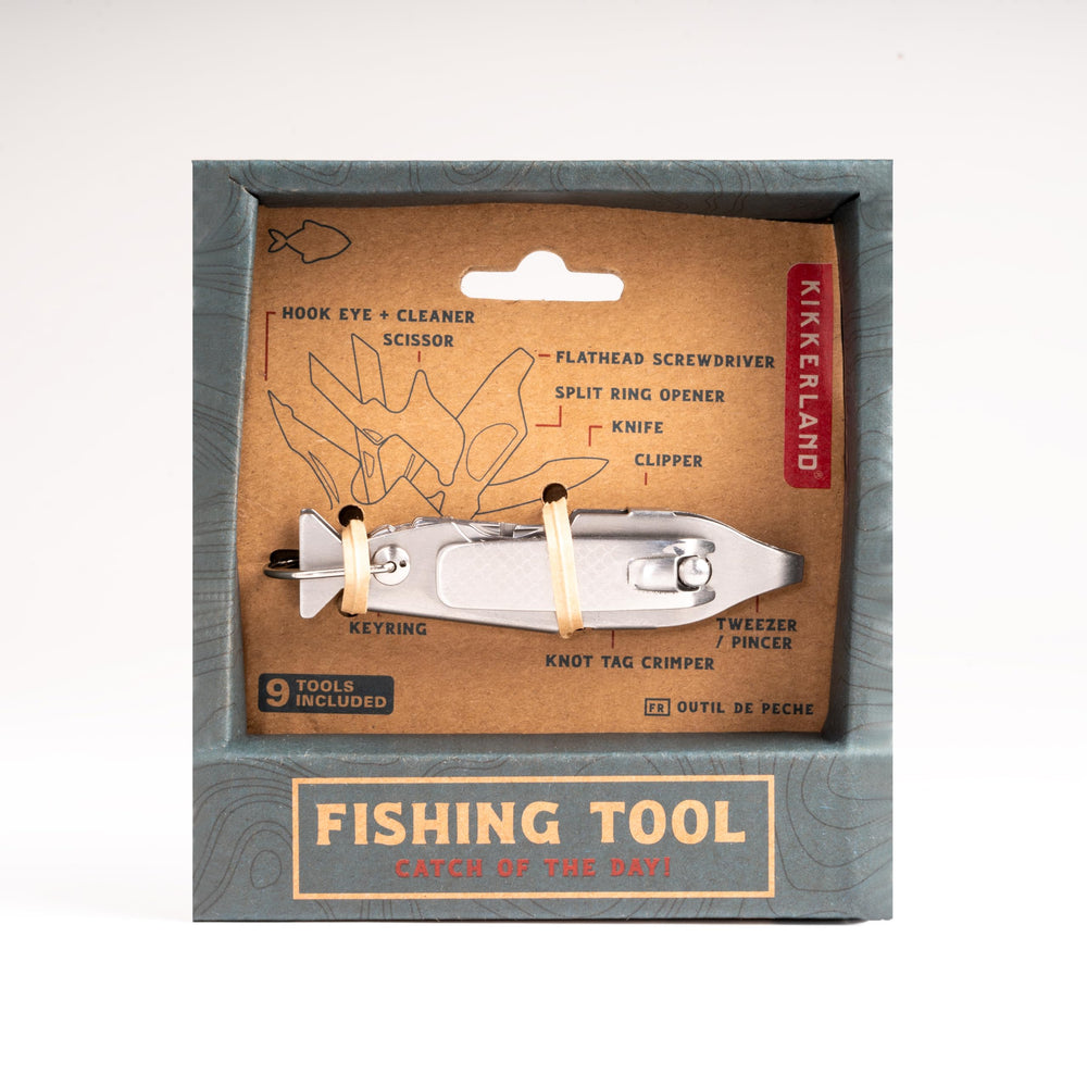 Lanyard ring and overall compact design for easy fishing carry