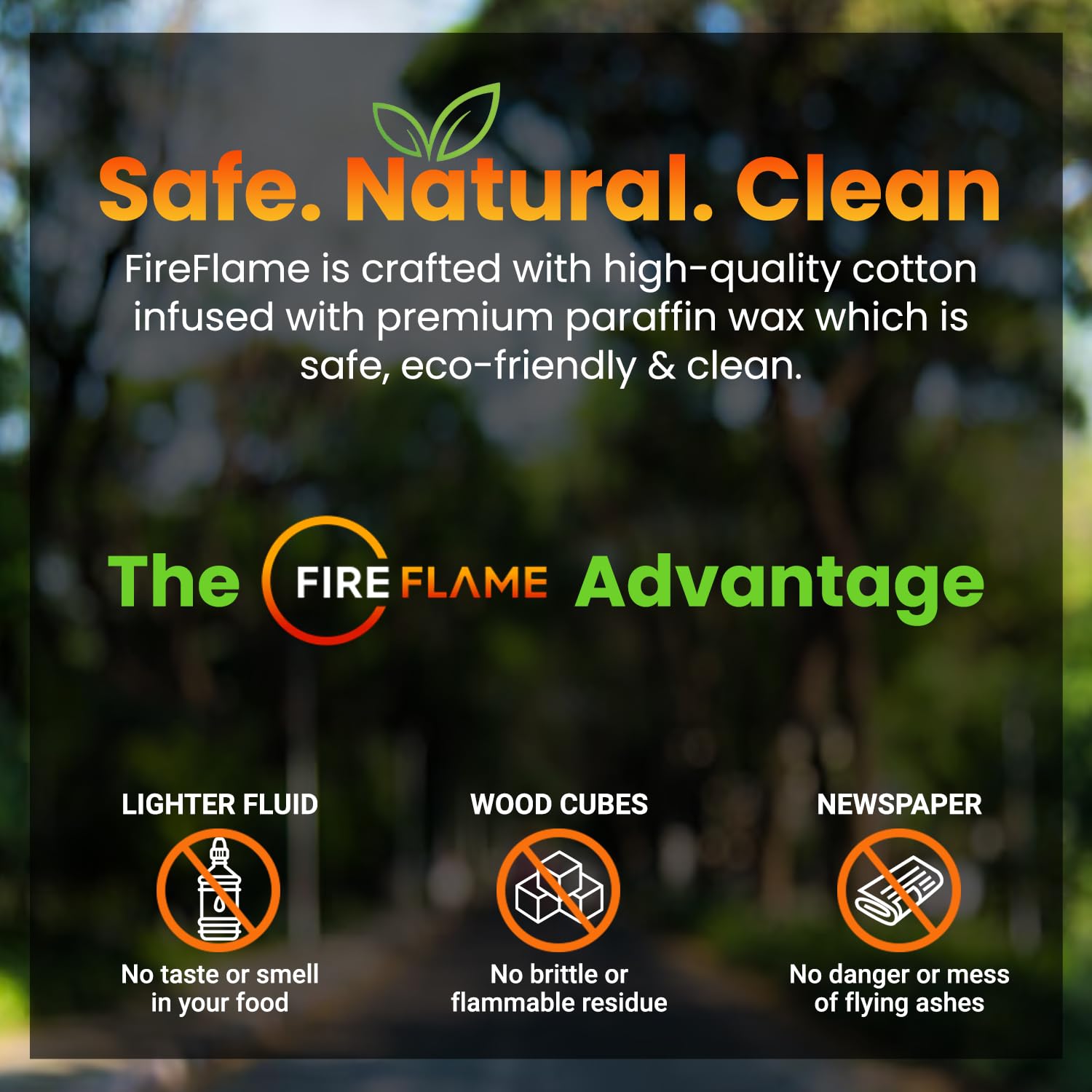 Kiknek FireFlame Plugs easy to carry for camping and emergencies.