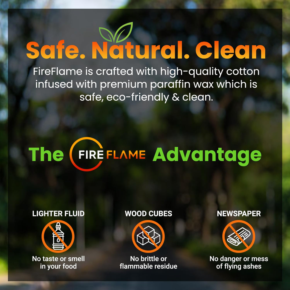 Kiknek FireFlame Plugs easy to carry for camping and emergencies.