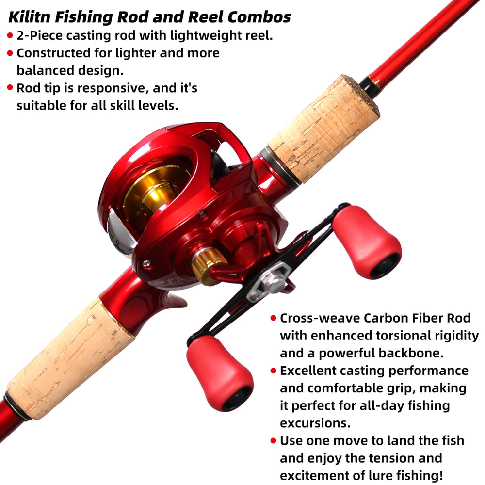 Kilitn carbon fiber rod with X-shaped winding