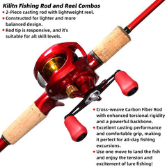 Kilitn carbon fiber rod with X-shaped winding