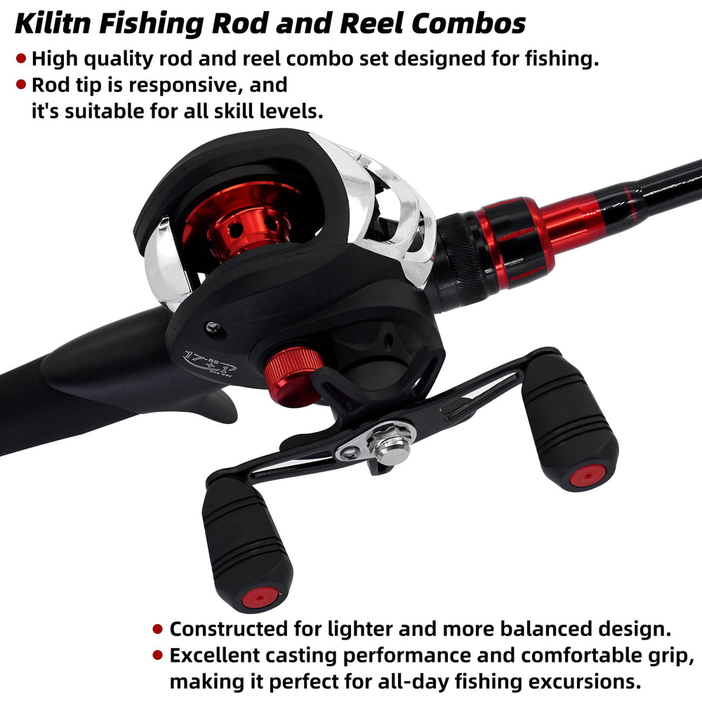 Kilitn fiberglass telescopic rod with high sensitivity