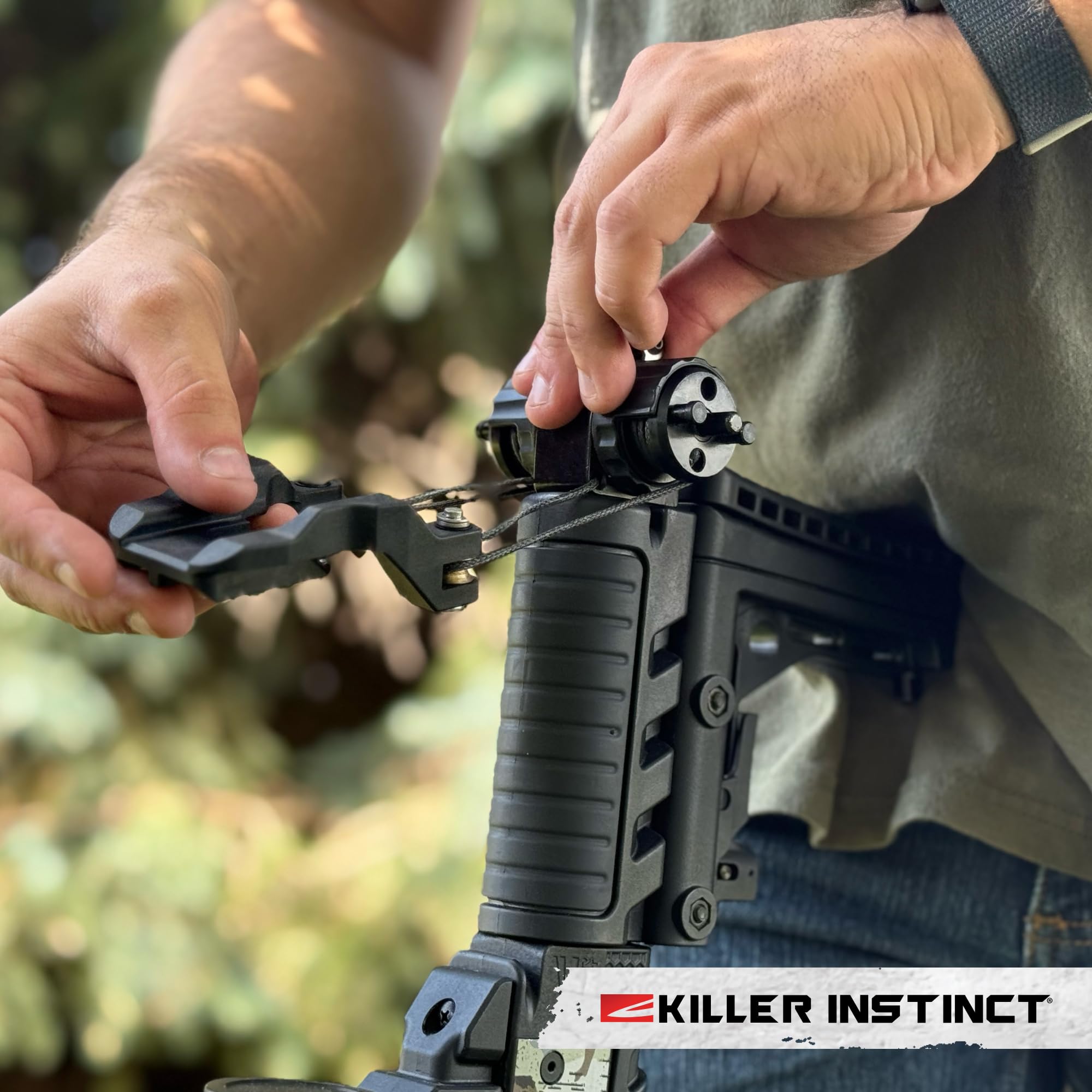 Killer Instinct DSC compact sled crank in-pack shows slim profile for easy transport.