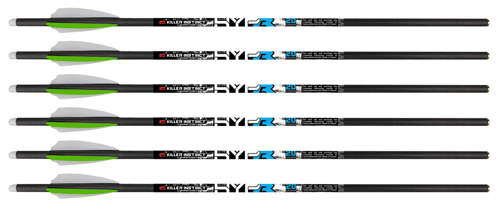 Killer Instinct Hypr Lite 20-inch bolts pack-shot for easy hunting and practice ammo