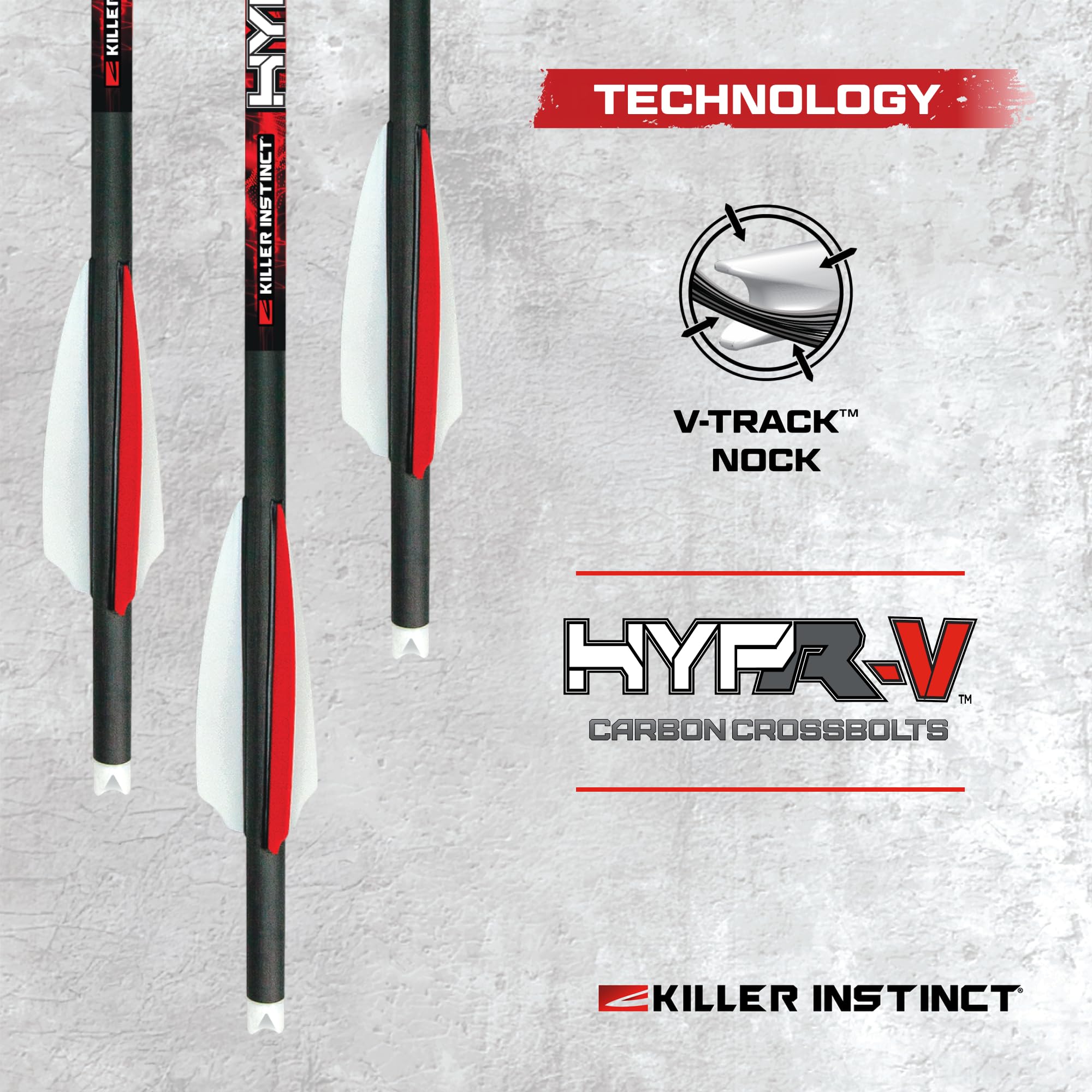 Killer Instinct bolt inner diameter 0.300 inches ensures precise fit.